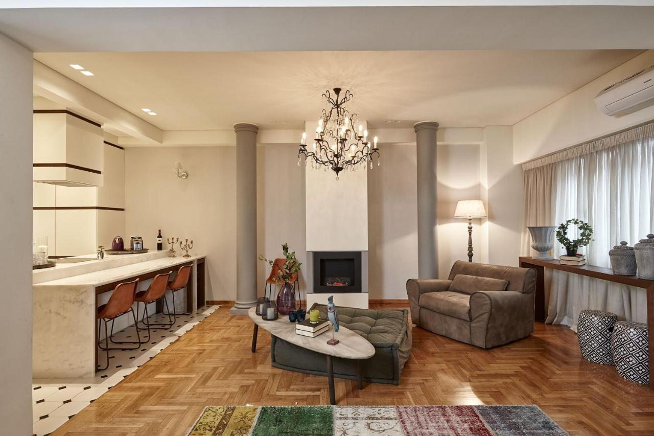 Kolonaki Square Elegant Apartment Atenas Exterior foto