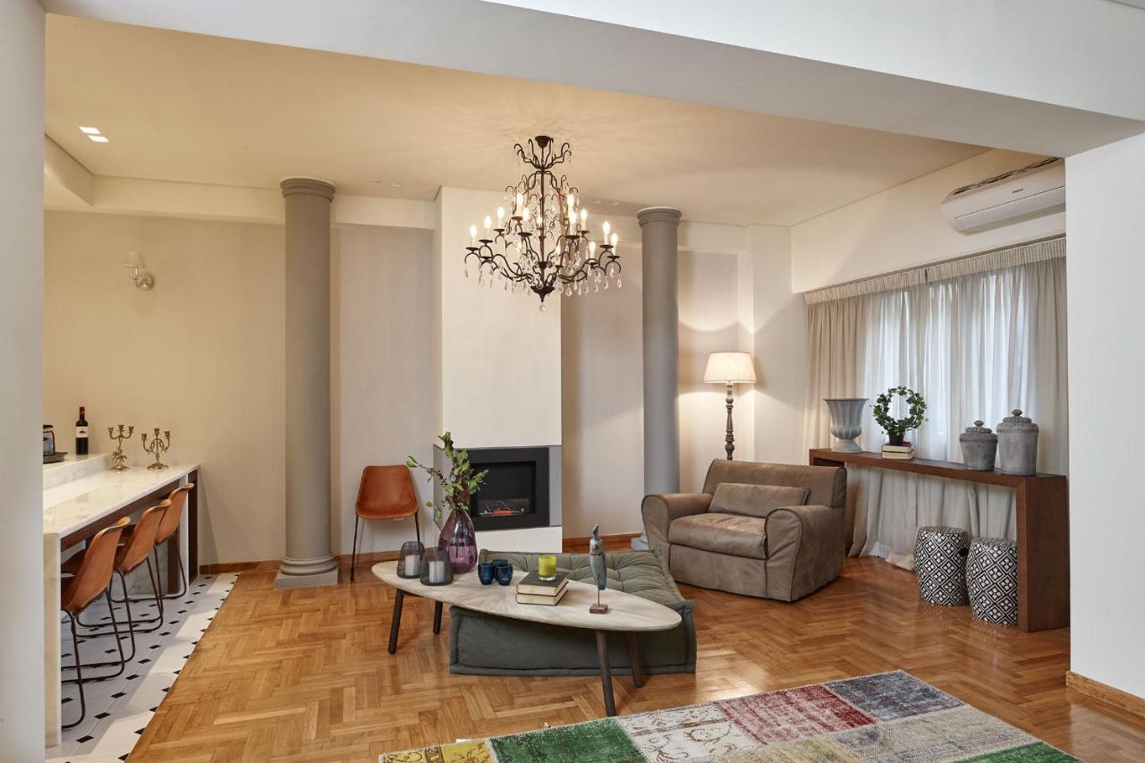 Kolonaki Square Elegant Apartment Atenas Exterior foto